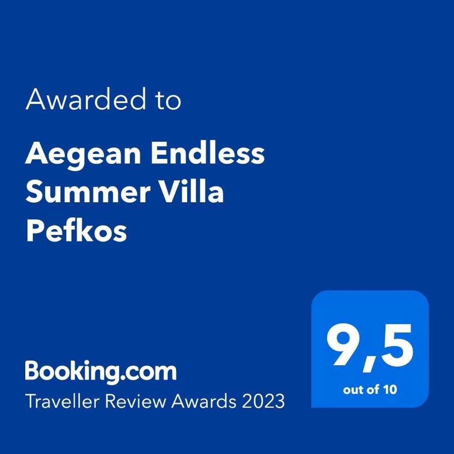 Aegean Endless Summer Villa Pefkos Pefki  Ngoại thất bức ảnh
